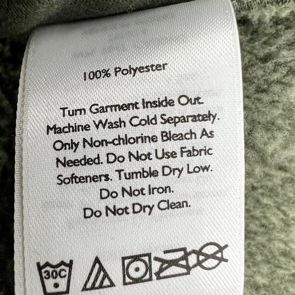 Eddie Bauer Radiator Fleece Field Jacket Womens Medium Heathered Olive Green Zip - Picture 8 of 12